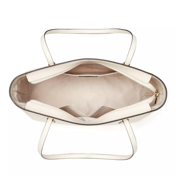 New Kate Spade Schuyler Medium Tote Saffiano Meringue - Picture 4 of 5